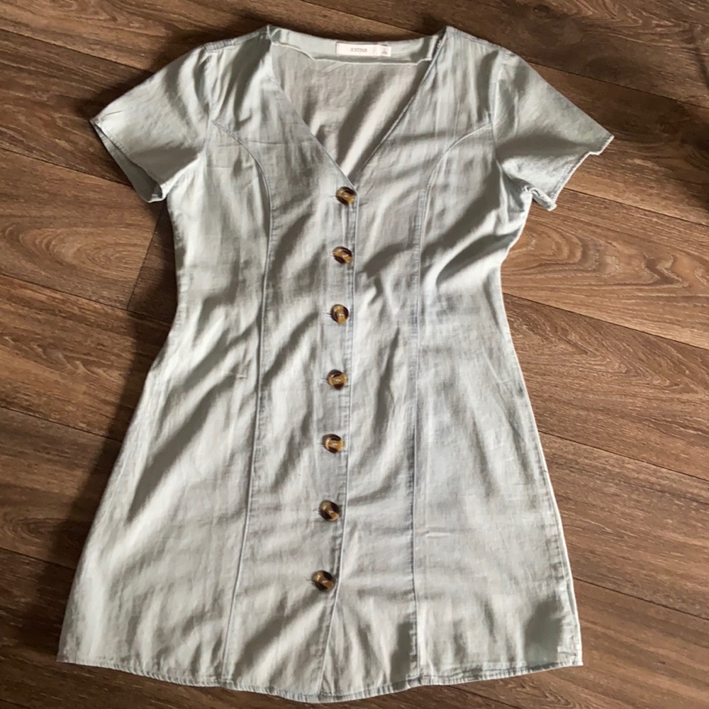 Just Fab Blue Jean dress